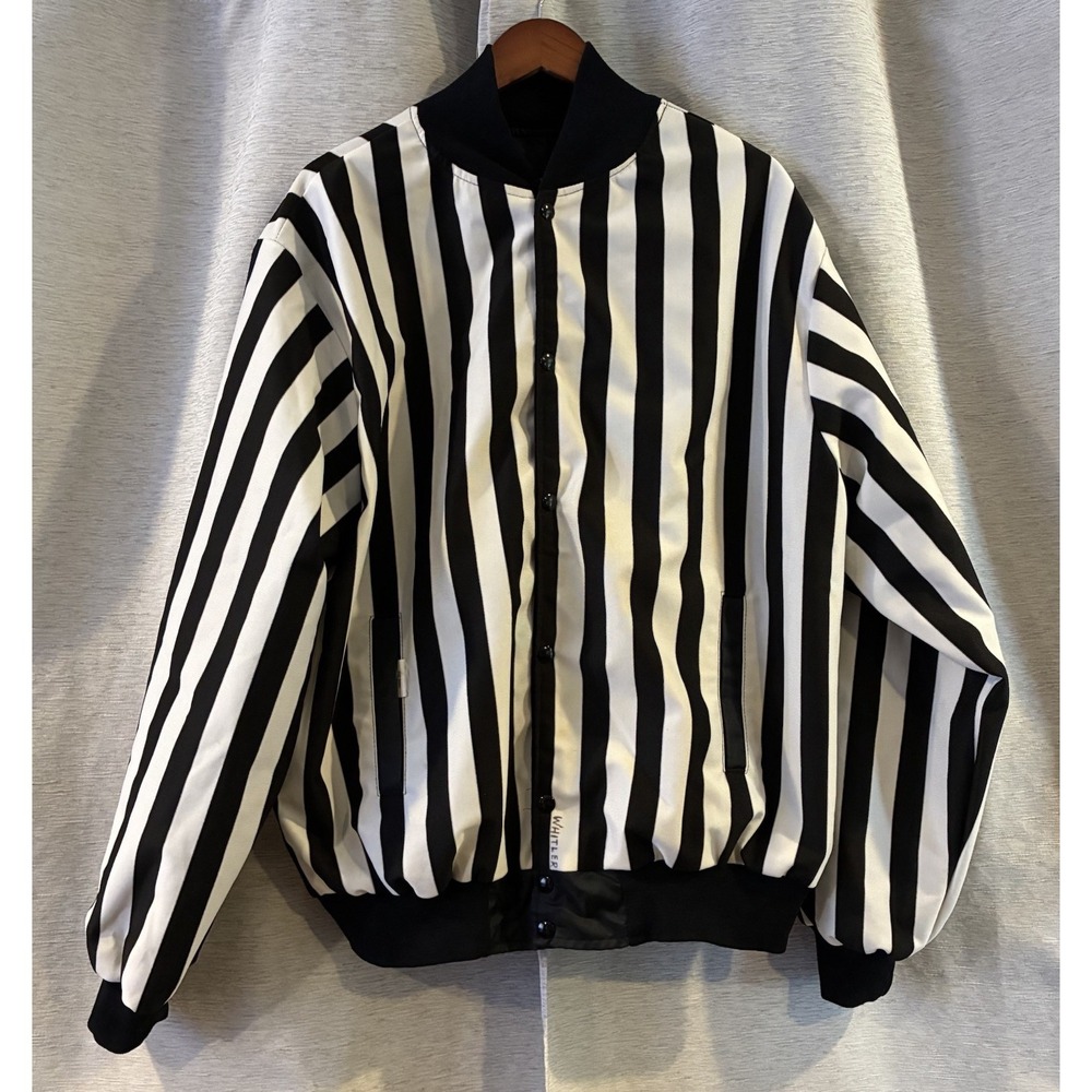 Honig's Reversible Referee‎ Bomber Jacket Size XL